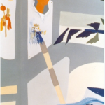 Détail du mur de l'école du moulin à vent