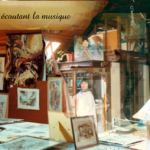 L'artiste dans son atelier de Bretagne