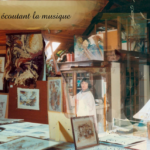 L'artiste dans son atelier de la Bouyère 35